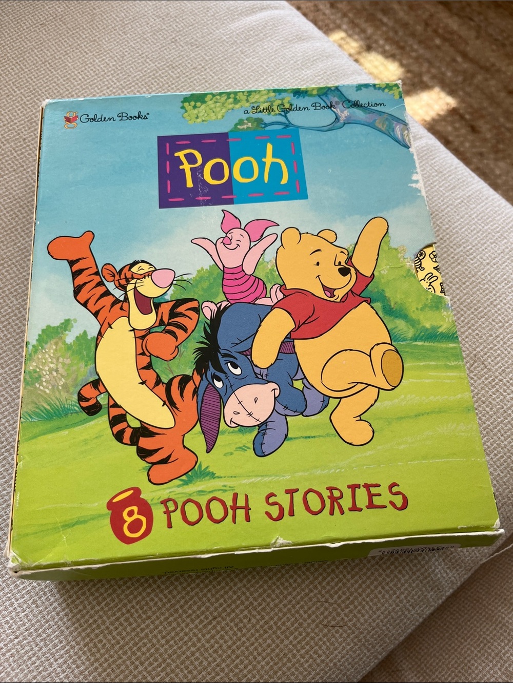 Winnie the Pooh 8-Story Kids Book Set - Multicolor- little Golden Books 1998